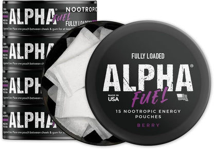 Fully Loaded Alpha Fuel Nootropic Pouches (Berry Fuel) – Image 1