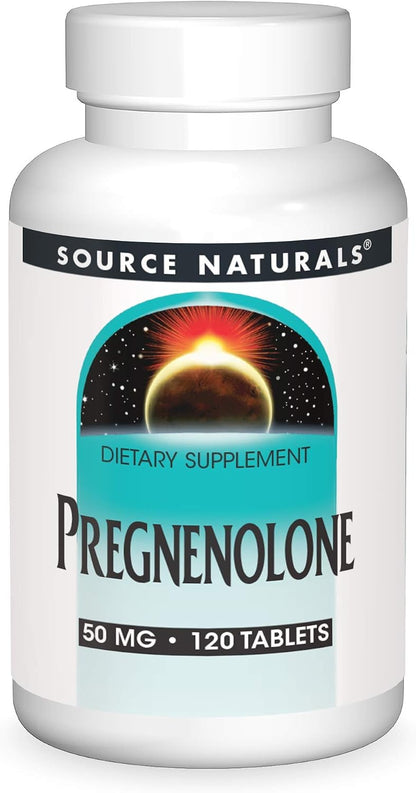 Source Naturals Pregnenolone 50mg - 120 Tablets