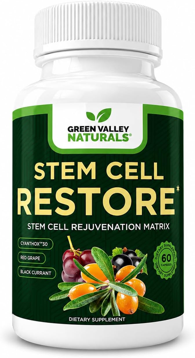 Stem Cell Restore | Cellular Support & Healthy Ageing Antioxidant Supplement with CyanthOx™ 30 - görsel 1