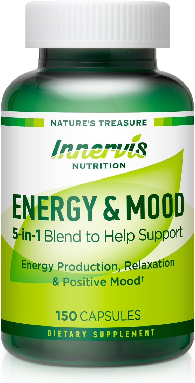 Energy & Mood Supplement – Boost Energy & – Supports Energy Production: Magnesium is essential for cellular energy – Image 1