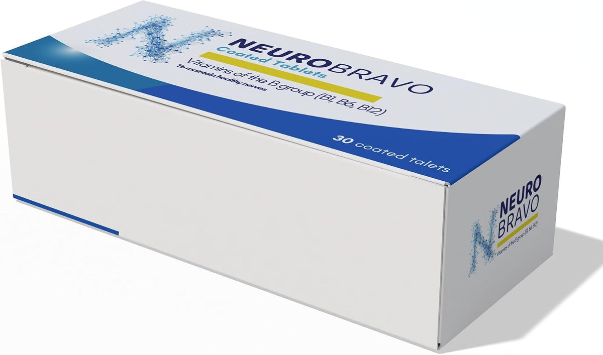 Neurobravo Vitamin B1, B6, B12 Tablets for – Suitable for daily use – Image 5
