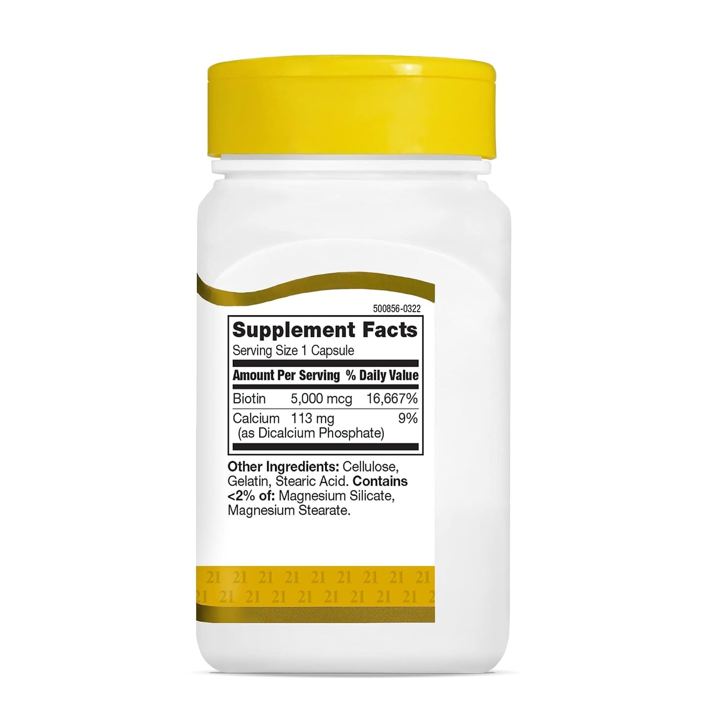 21st Century Biotin, 5,000 mcg, 110 Capsules - görsel 5