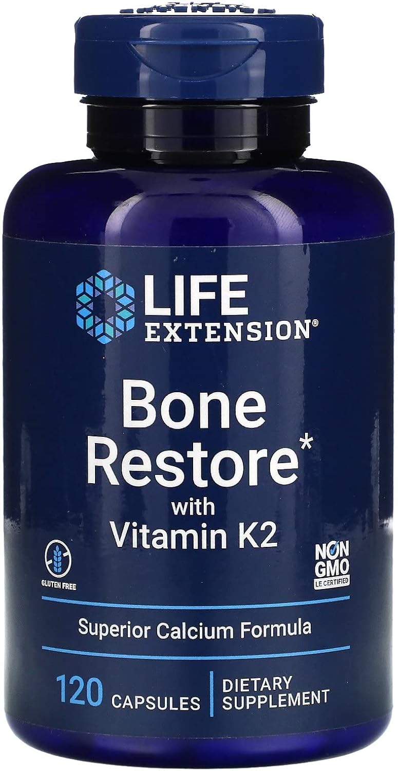 Life Extension Bone Restore with Vitamin K2 - görsel 1