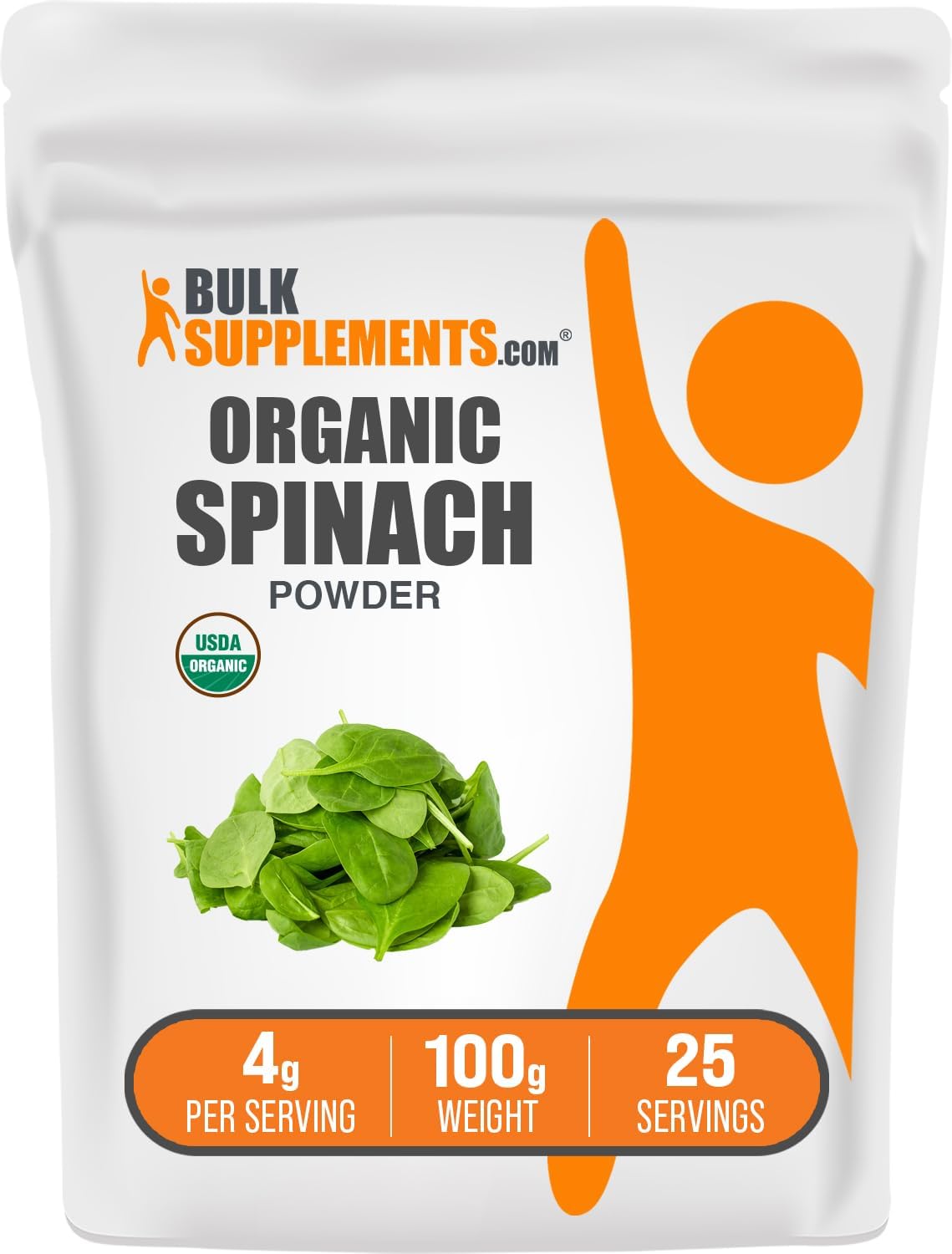 BulkSupplements Organic Spinach Powder – 1kg - görsel 7