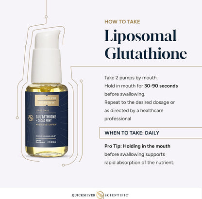 Quicksilver Scientific Liposomal Glutathione – Clean Ingredients: Minimal additives and natural flavours. – Image 6