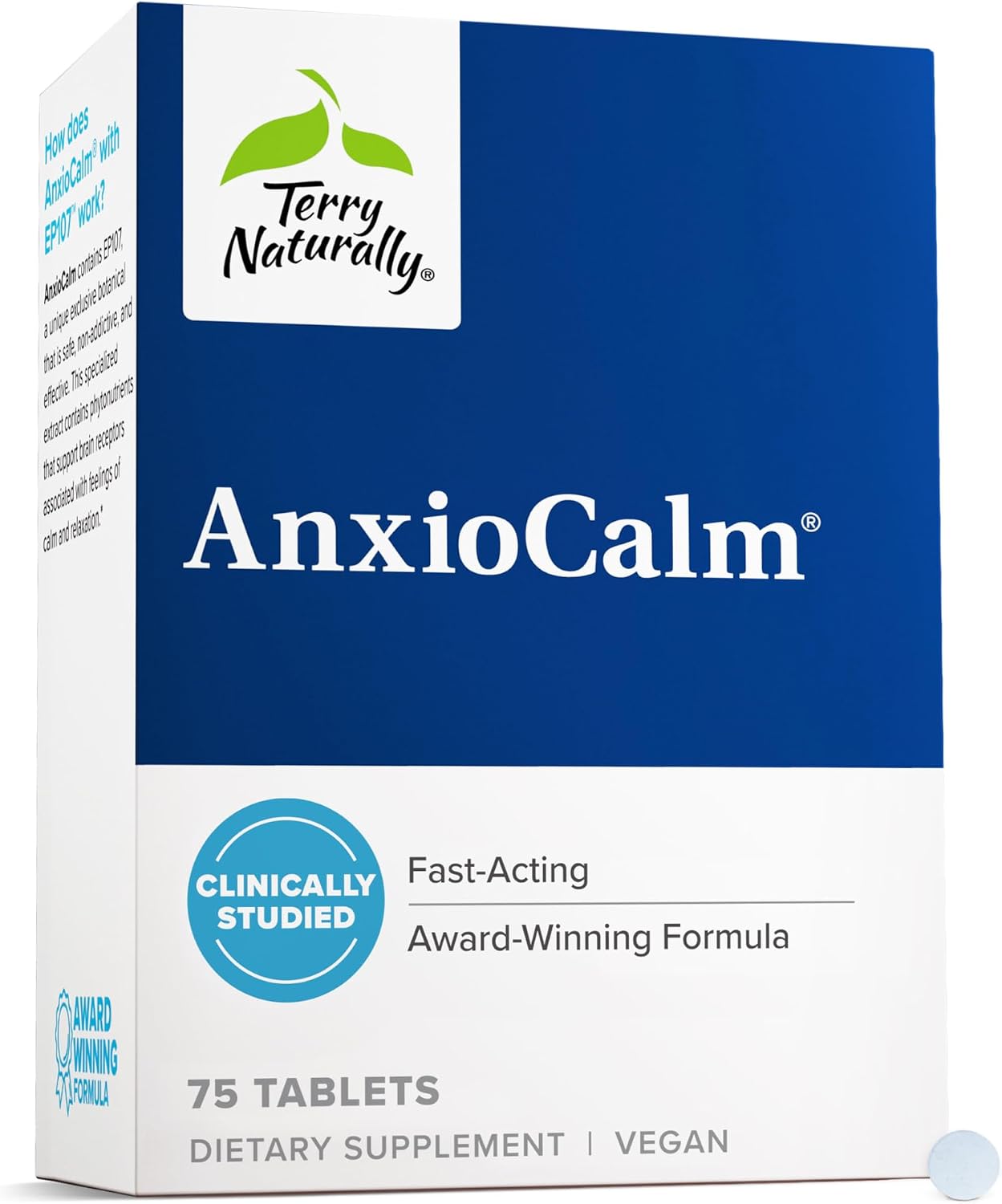 Terry Naturally AnxioCalm - Calming Support Supplement - 75 Tablets - görsel 8