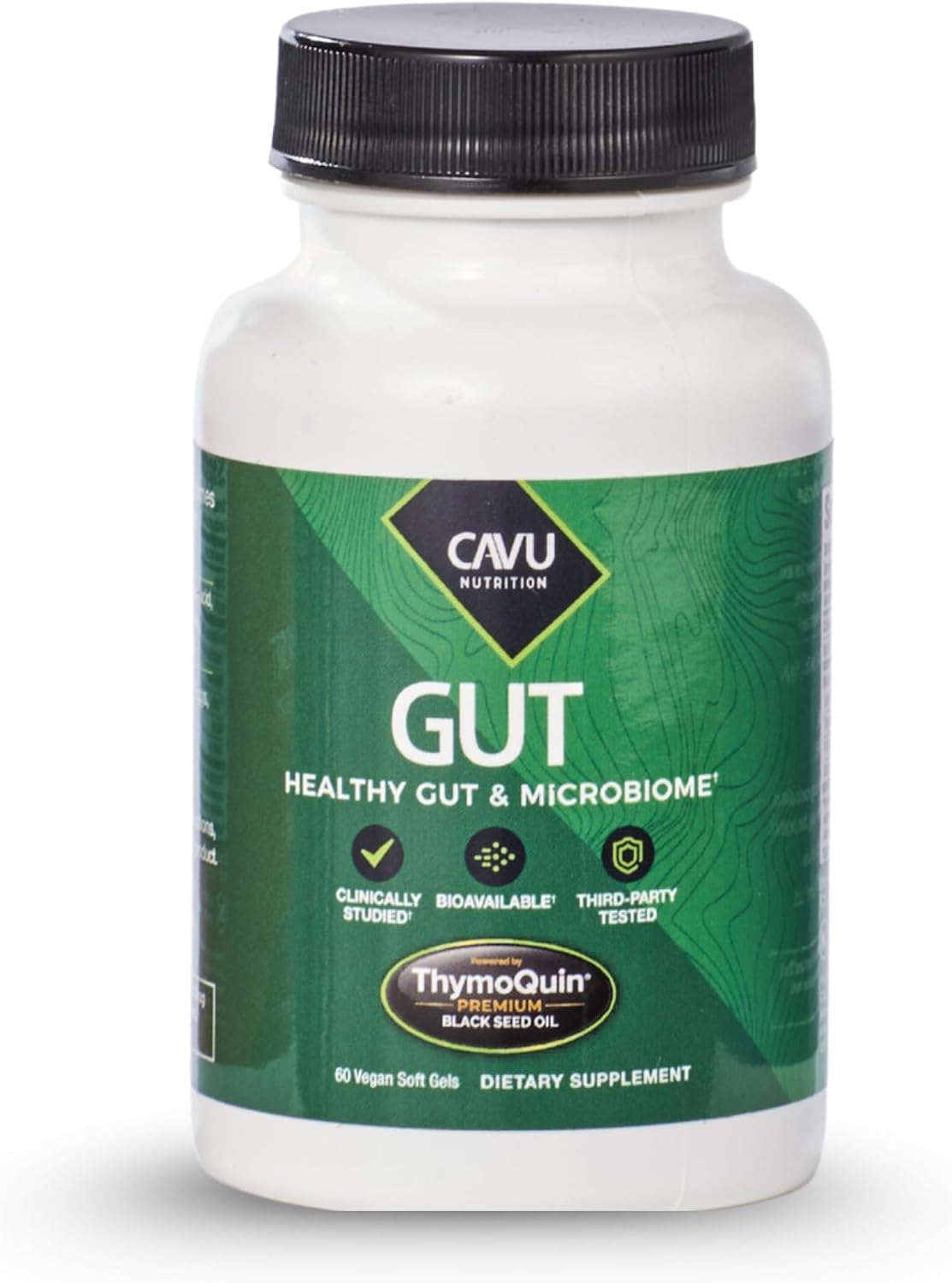 Gut Health Supplements for Healthy Digestion & Gut Repair | Advanced Formula with Bioavailable Black Seed Oil with 3% Thymoquinone | Gut Health Supplements for Women's & Men | 60 Soft-gels - görsel 1