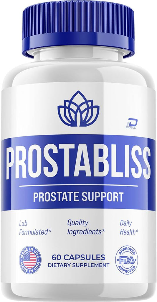 Prostabliss Supplement for Men – All-Natural – Energy Metabolism: B vitamins and certain minerals help convert – Image 1