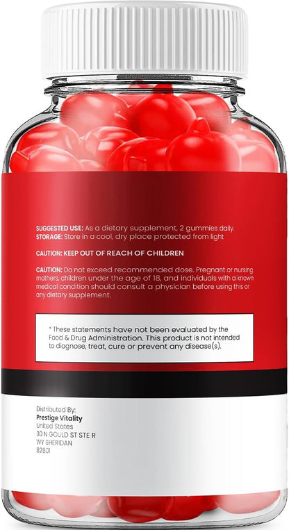 Crave Keto ACV Gummies - Advanced Formula with Apple Cider Vinegar, B12, Beet Juice & Pomegranate (5 Pack, 300 Gummies)