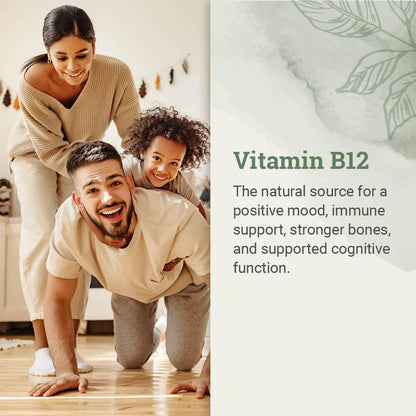 USDA Organic Vitamin B12 2000mcg Sublingual Liquid Supplement (2-Pack) - Vegan Methylcobalamin Drops for Natural Energy and Metabolism Support - 30 ml