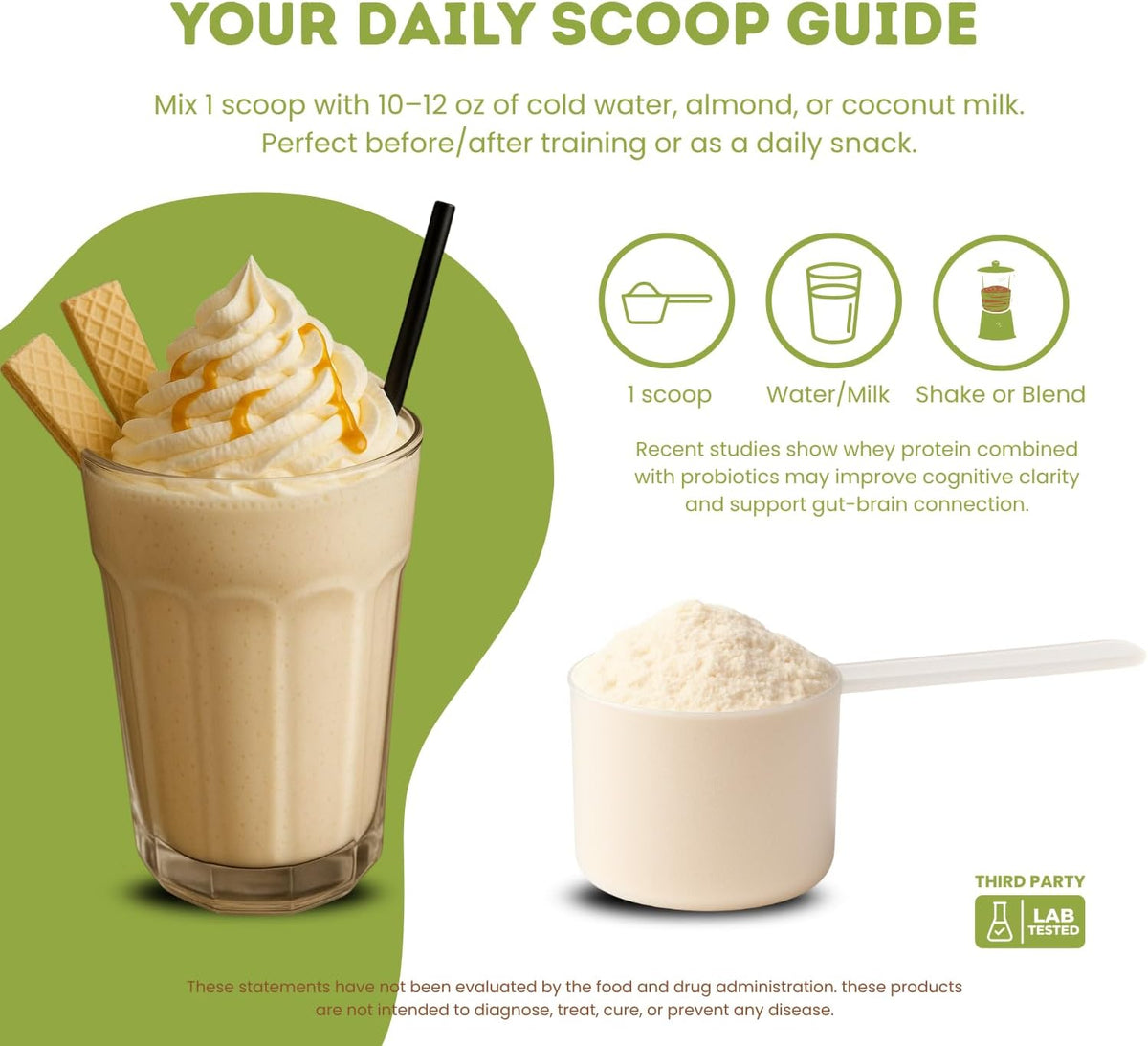 Protein Source – 24g of Premium Whey Protein Isolate per Serve, Peanut Butter – Image 4