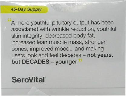Serovital Renewal Complex – Clinically Tested HGH Support – 180 Capsules