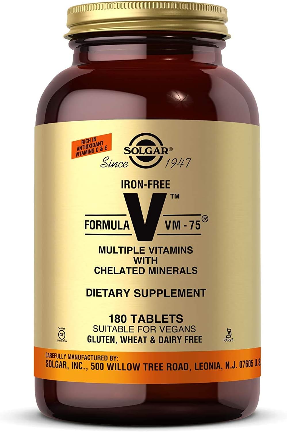 Solgar Iron-Free Formula VM-75, 90 Tablets - Multivitamin with Chelated Minerals - görsel 7