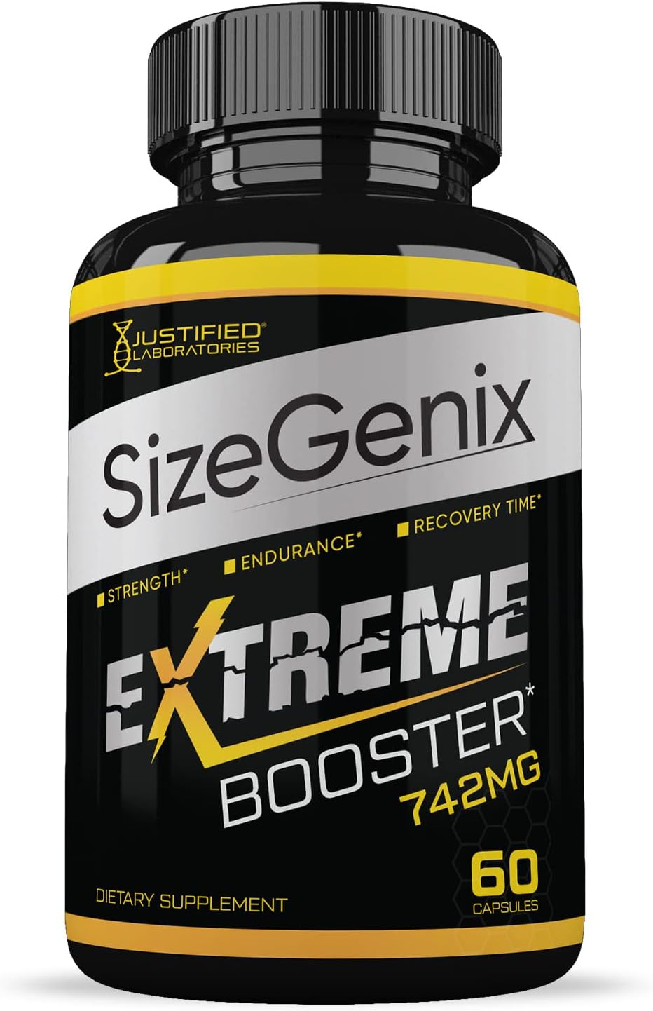 (10 Pack) Sizegenix 742mg All Natural Advanced Men's Health Formula 600 Capsules - görsel 3