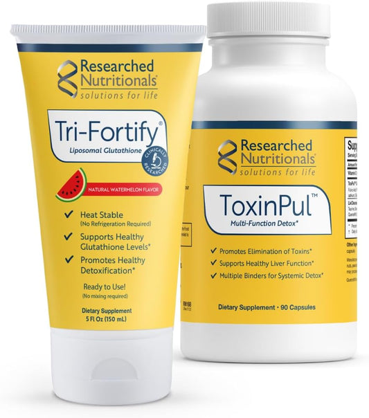 Researched Nutritionals Revitalised Detox – Liver Support: Glutathione acts as a master antioxidant, helping to – Image 1