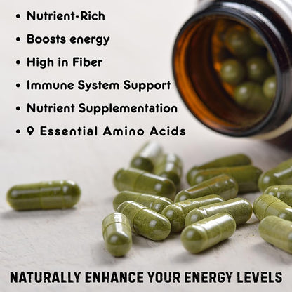Organic Moringa Capsules 1000mg – 120 Capsules