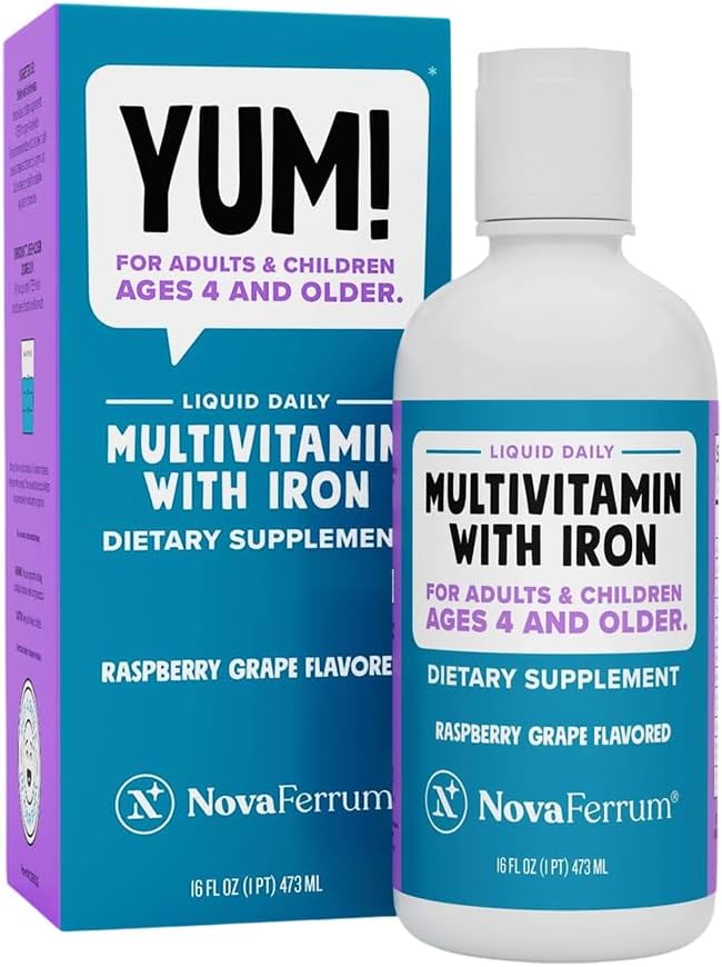 NovaFerrum MMM Multivitamin for Kids, Infants and Toddlers - 2 fl oz (50 mL) - görsel 7