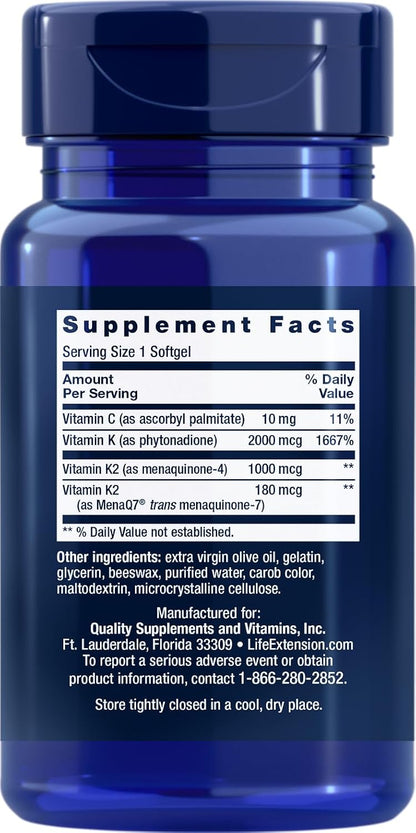 Life Extension Super K, 90 Softgels (3-Pack)