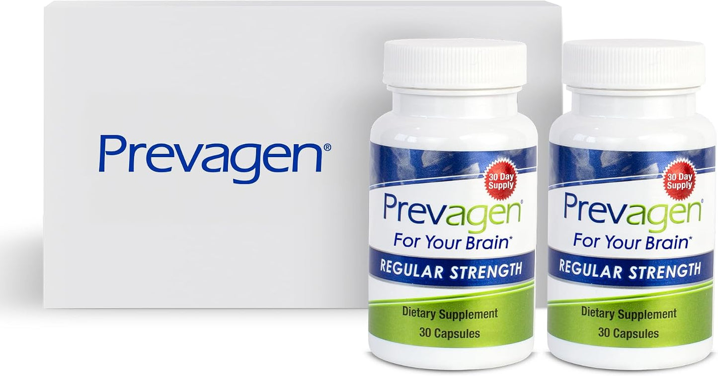 Prevagen Regular Strength - 30 Capsules (2 Pack) – Brain Supplement with Apoaequorin and Vitamin D3 - görsel 1