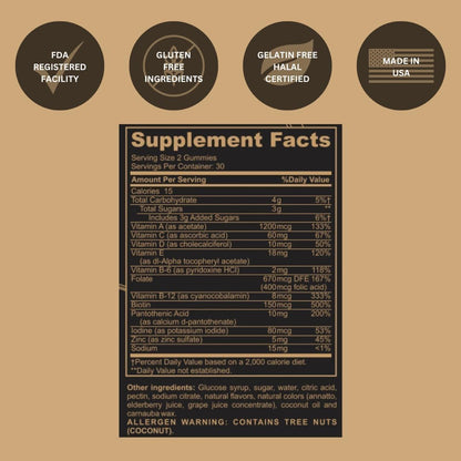 Black Girl Vitamins Look Good Feel Good Bundle – Hair, Skin & Nails, Vitamin D3 2000IU & Once a Day Multivitamin – Women's's – Image 7