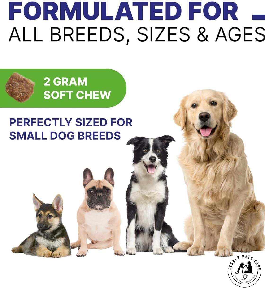 Probiotics for Dogs Soft Chews, 120 Chews – Complete Gut Care for Digestive & Immune Support | Probiotics for Digestive – Image 5