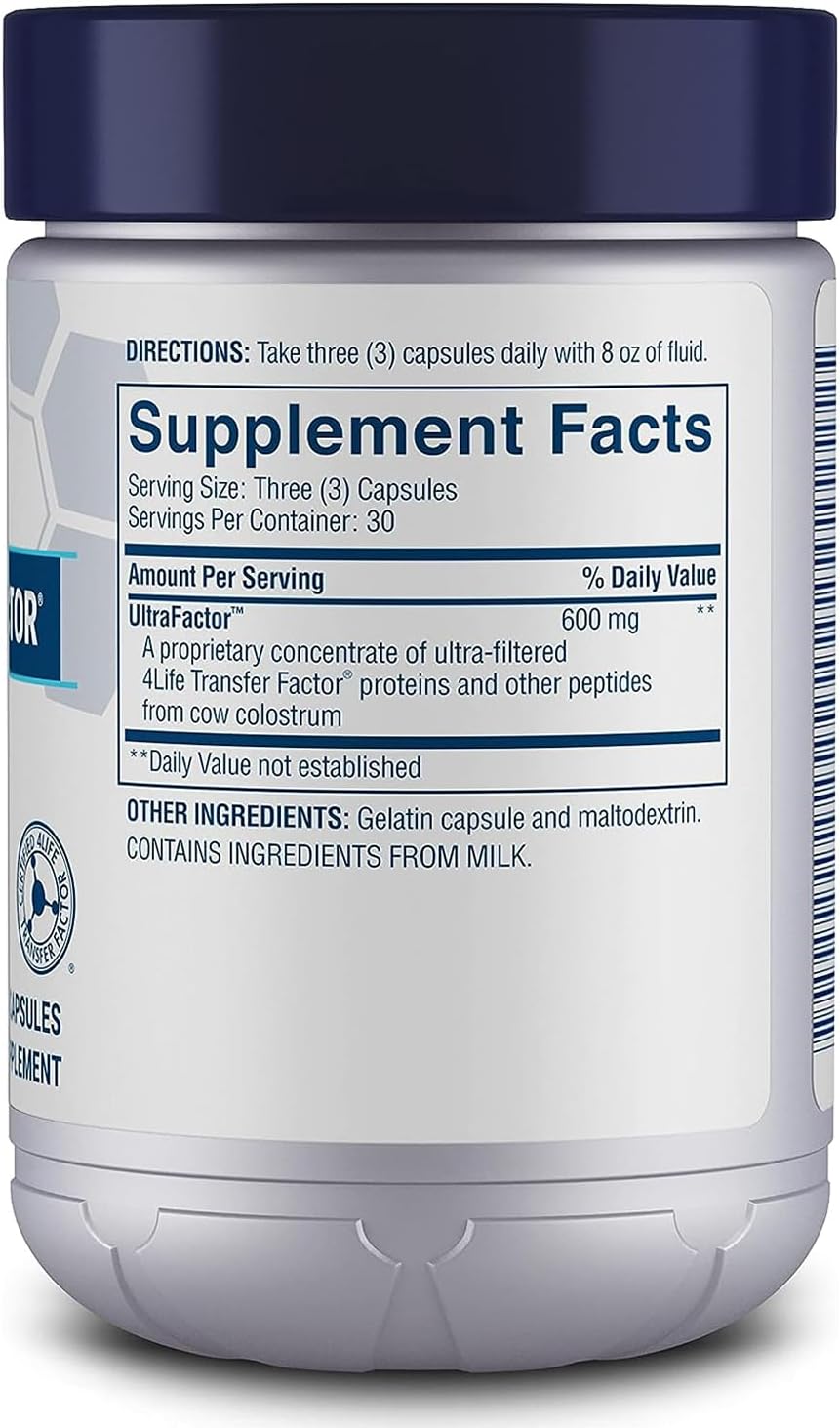4Life Transfer Factor Classic Immune Support with Colostrum, 90 Veggie Capsules - görsel 2