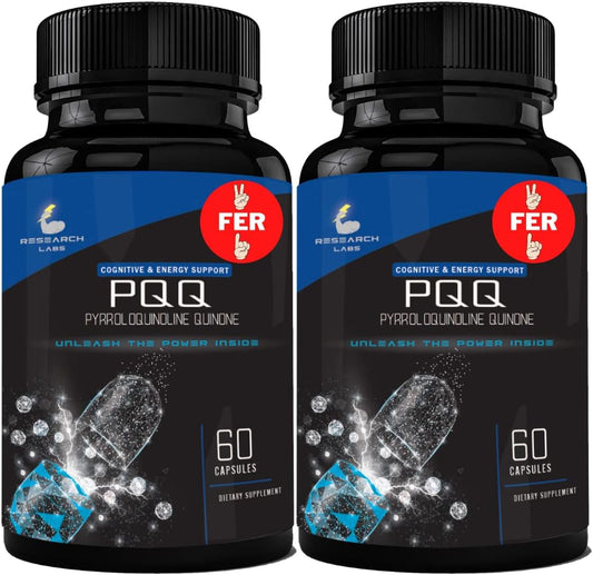 Research Labs Ultra High Purity PQQ 20 mg – 120 Capsules – Image 1