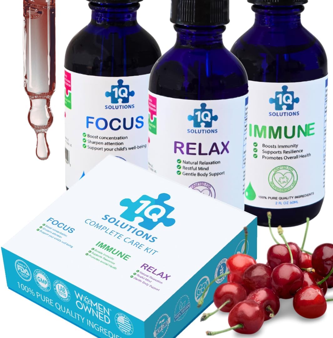 1Q Kids’ All-in-One Health Kit | Focus, – Immune Support: 1Q Immune is formulated to help maintain a healthy – Image 1