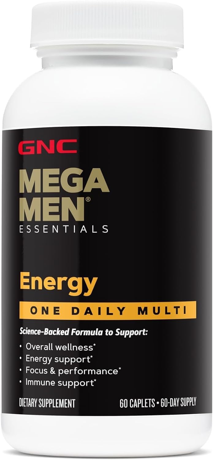 GNC Mega Men Multivitamin for Men | Energy and Metabolism | 1 Daily – Image 1