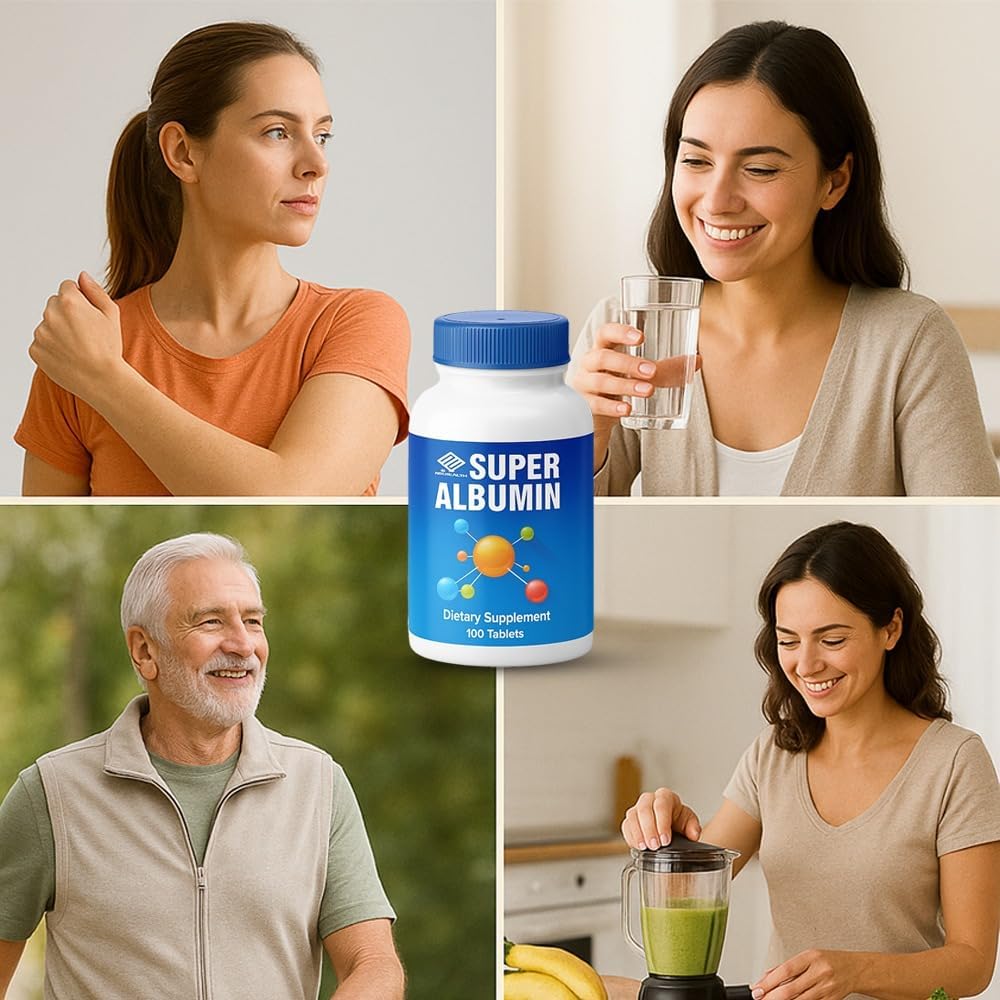 Nu-Health Super Albumin Hydrolysed Protein & Amino Tablets, Tissue Repair – Image 4