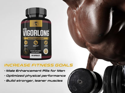Ultra VigorLong Supplement Advanced Formula, Ultra VigorLong for Men, Ultra Vigorlong Capsules, 90 Count – Image 4