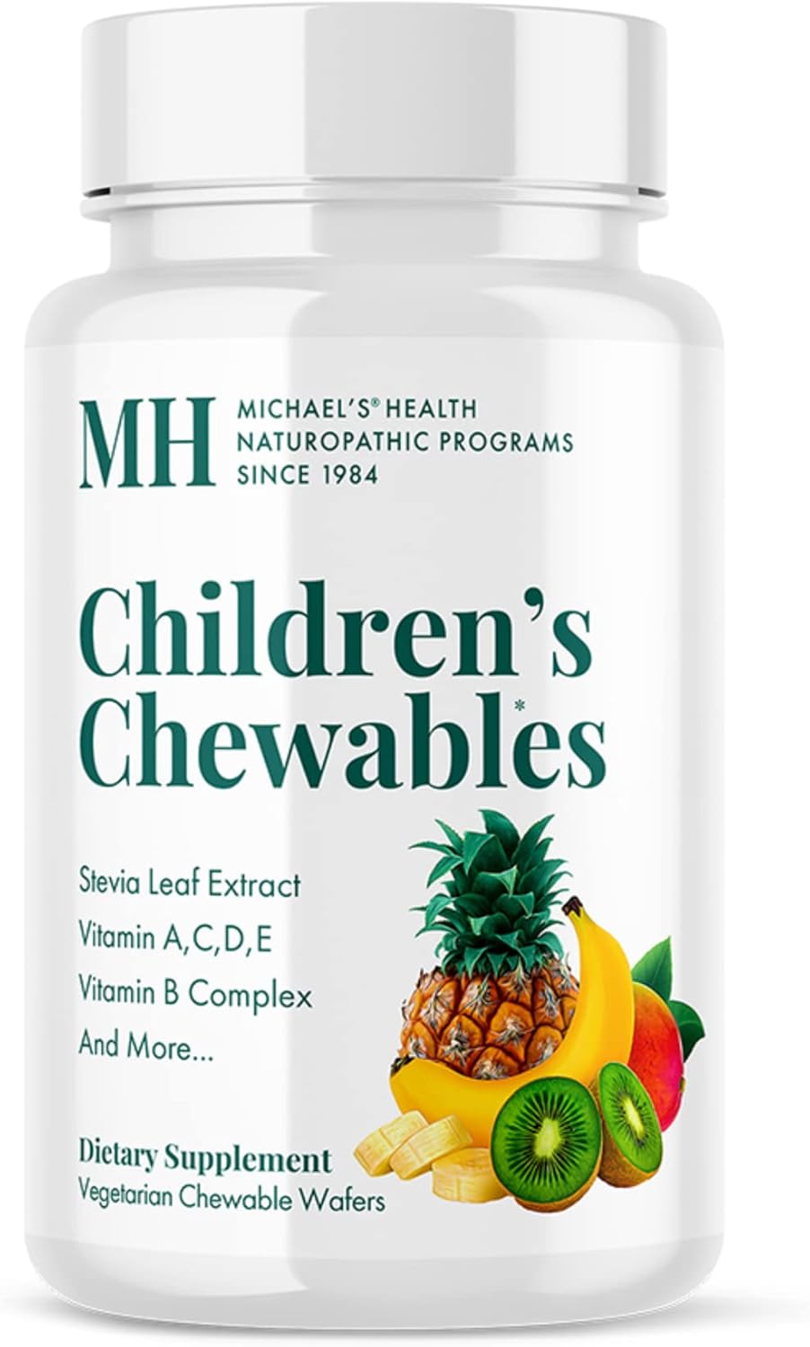 Michael's Health Children’s Chewables - Multivitamin & Mineral Supplement - Fruit Punch - 120 Vegetarian Wafers - görsel 1