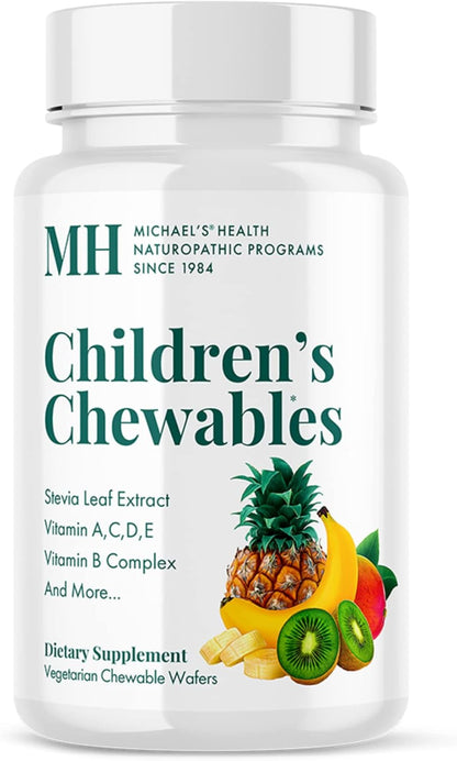 Michael's Health Children’s Chewables - Multivitamin & Mineral Supplement - Fruit Punch - 120 Vegetarian Wafers