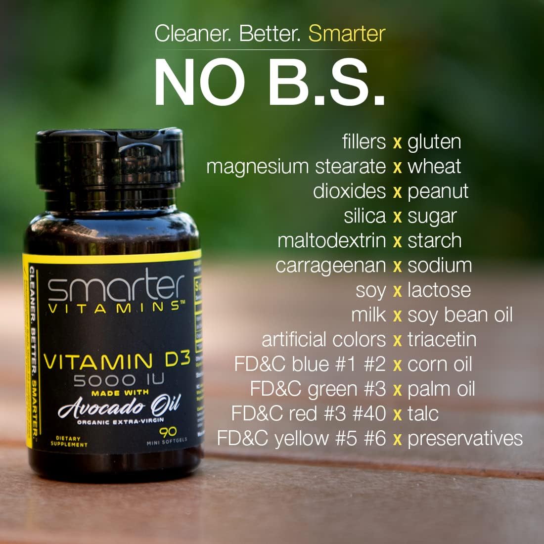 Smarter Vitamin D3 5000 IU in Avocado Oil, 125mcg, 270 Mini Softgels (3 Pack) - görsel 3