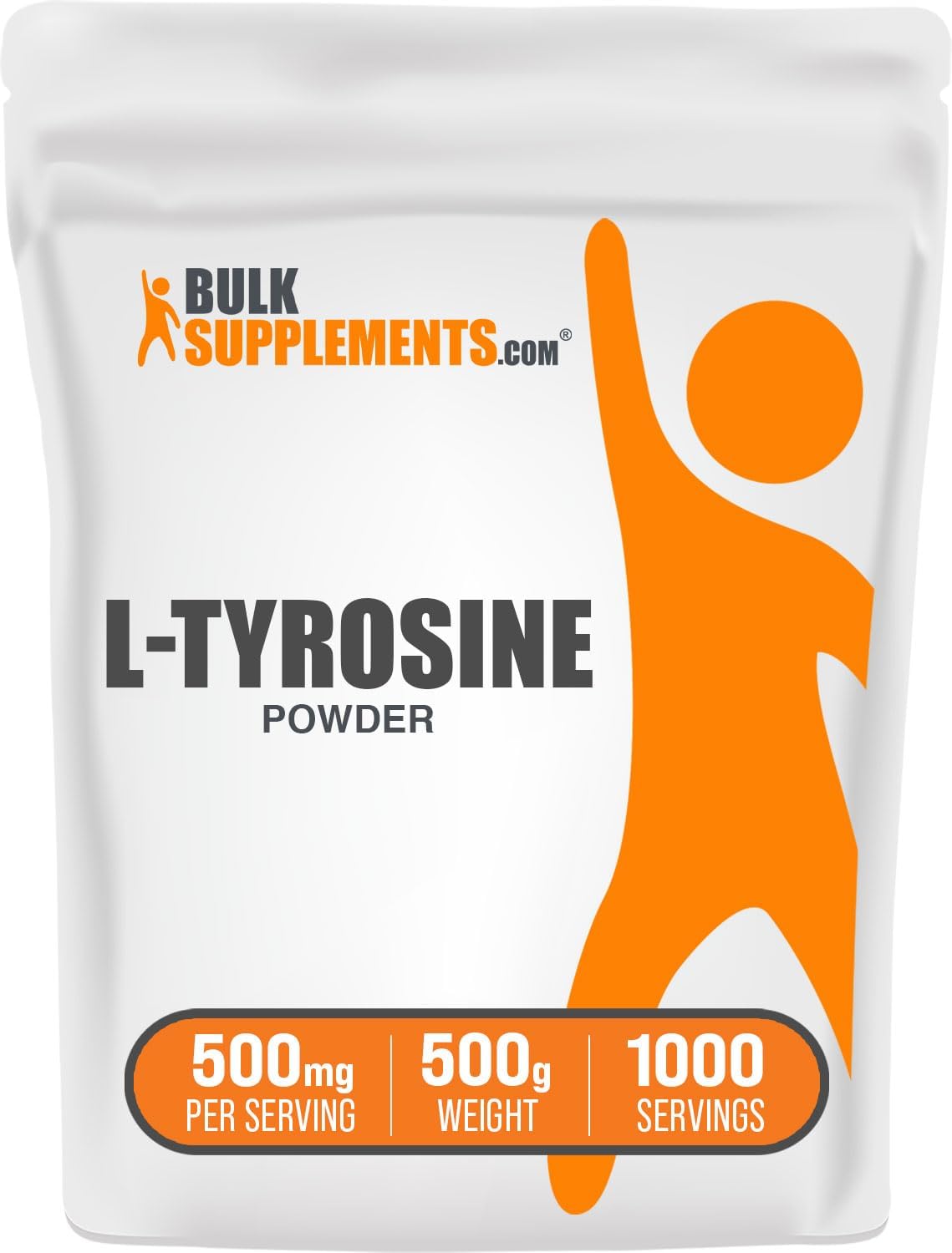 BulkSupplements.com L-Tyrosine Powder - 500mg per Serve, 100g (3.5 oz) - görsel 6