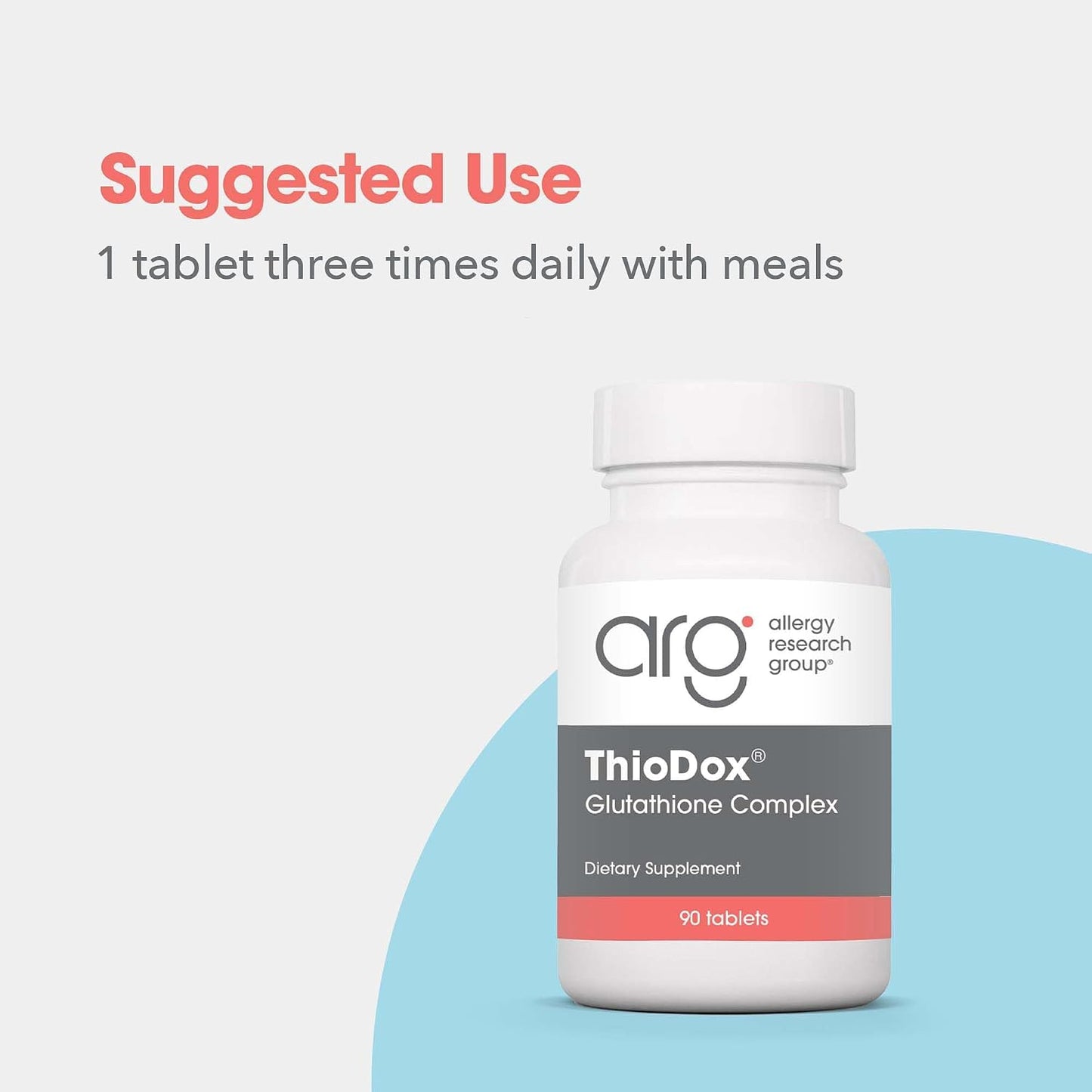 Allergy Research Group ARG ThioDox – Glutathione Complex with NAC & Alpha Lipoic Acid, 90 Tablets - görsel 6