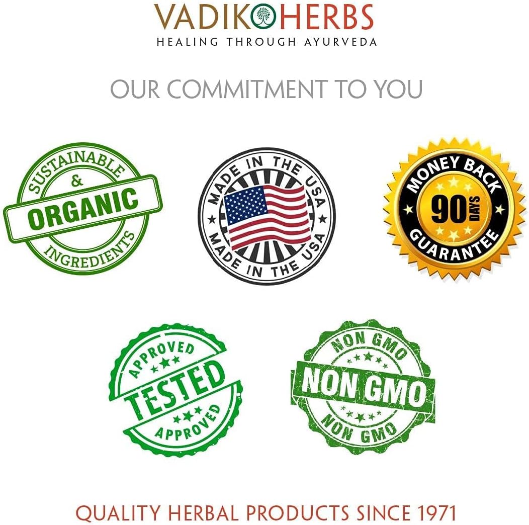 Vadik Herbs Certified Organic Bhumy Amalaki (Phyllanthus amarus) Powder 100 Veg Capsules - görsel 4