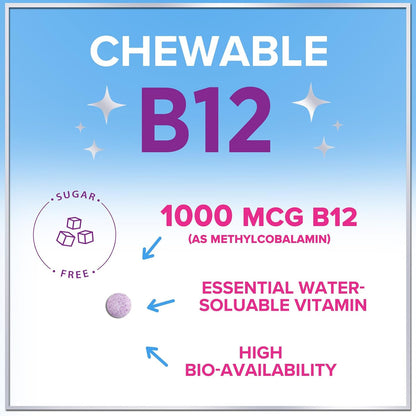 Vitamin B12 1000mcg Chewable Tablets - – People with digestive conditions: Crohn's, coeliac disease, or weight – Image 3