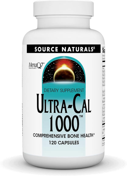 Source Naturals Ultra-Cal 1000, Comprehensive Bone Health - 120 Capsules