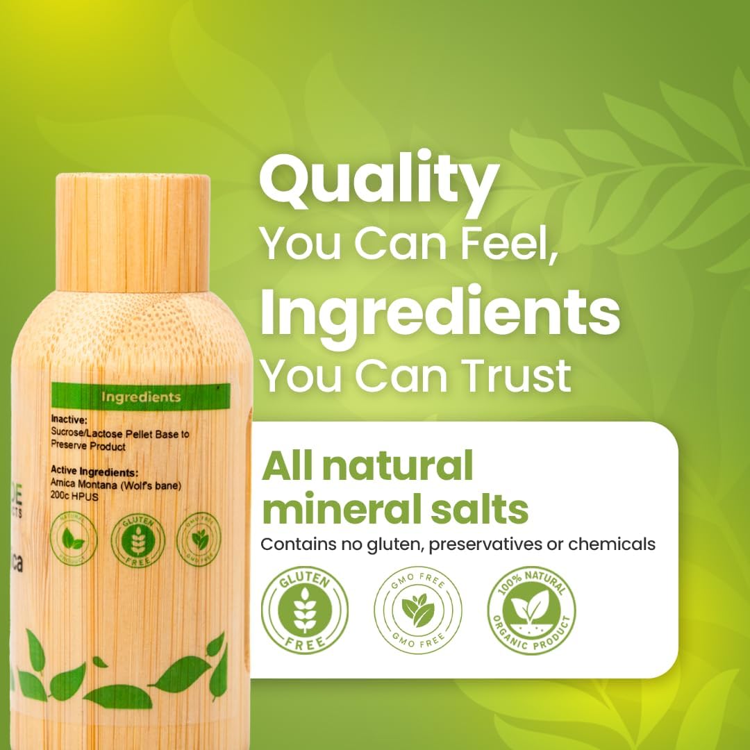 Bestmade Natural Products Turbo Arnica 200C – Easy to Use: Small pellets dissolve quickly under the tongue—ideal – Image 3