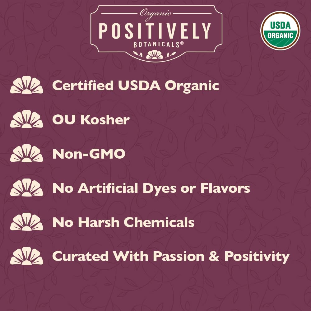 Organic Positively Botanicals Company, Burdock Root, Herbal Tea Loose Leaf Botanical, 453 g - görsel 3