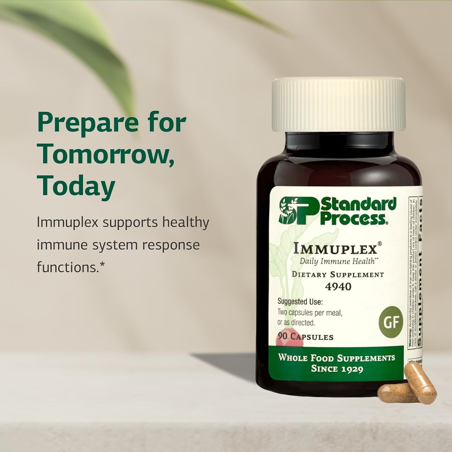 Standard Process Immuplex - Daily Immune Support - 90 Capsules - görsel 3