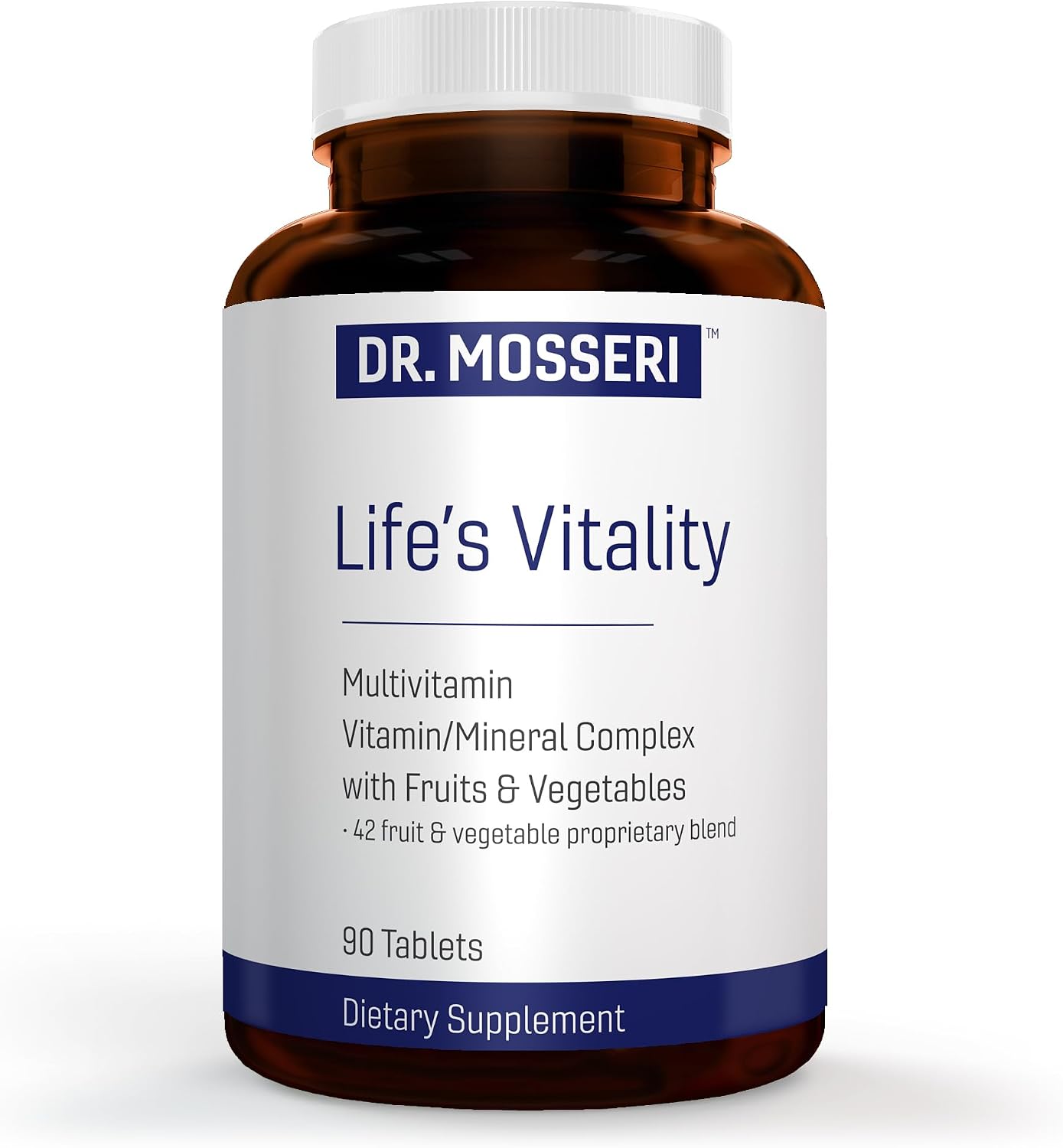 Life's Vitality Vegan Multivitamin – Non-GM with 42 Fruits & Vegetables and Vitamin D, 90 Tablets - görsel 1