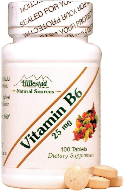 Dialyvite Vitamin B6 25 mg Tablets, 100 Tablets