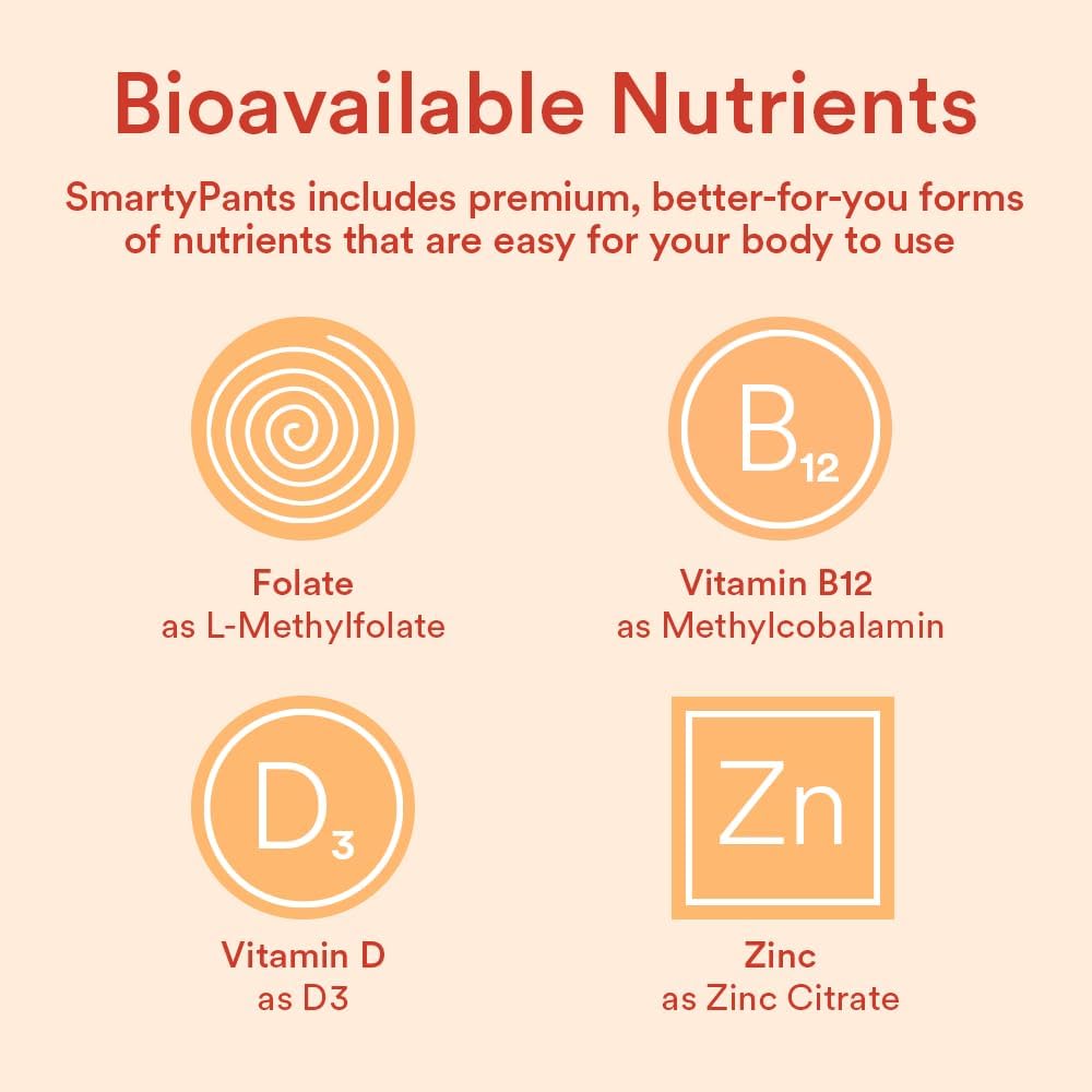 SmartyPants Kids Multivitamin Gummies with Omega 3 Fish Oil, Vitamin D3, C, B12, B6, A, K & Zinc for Immune Support, Biotin, Gluten Free, Natural Fruit Flavours, 120 Count - görsel 10