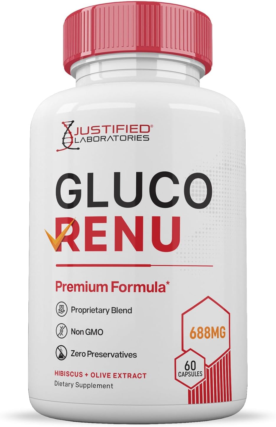 (5 Pack) Gluco Renu 688 mg Glyco Support – Juniper (Juniperus communis): Traditionally used to support urinary – Image 4