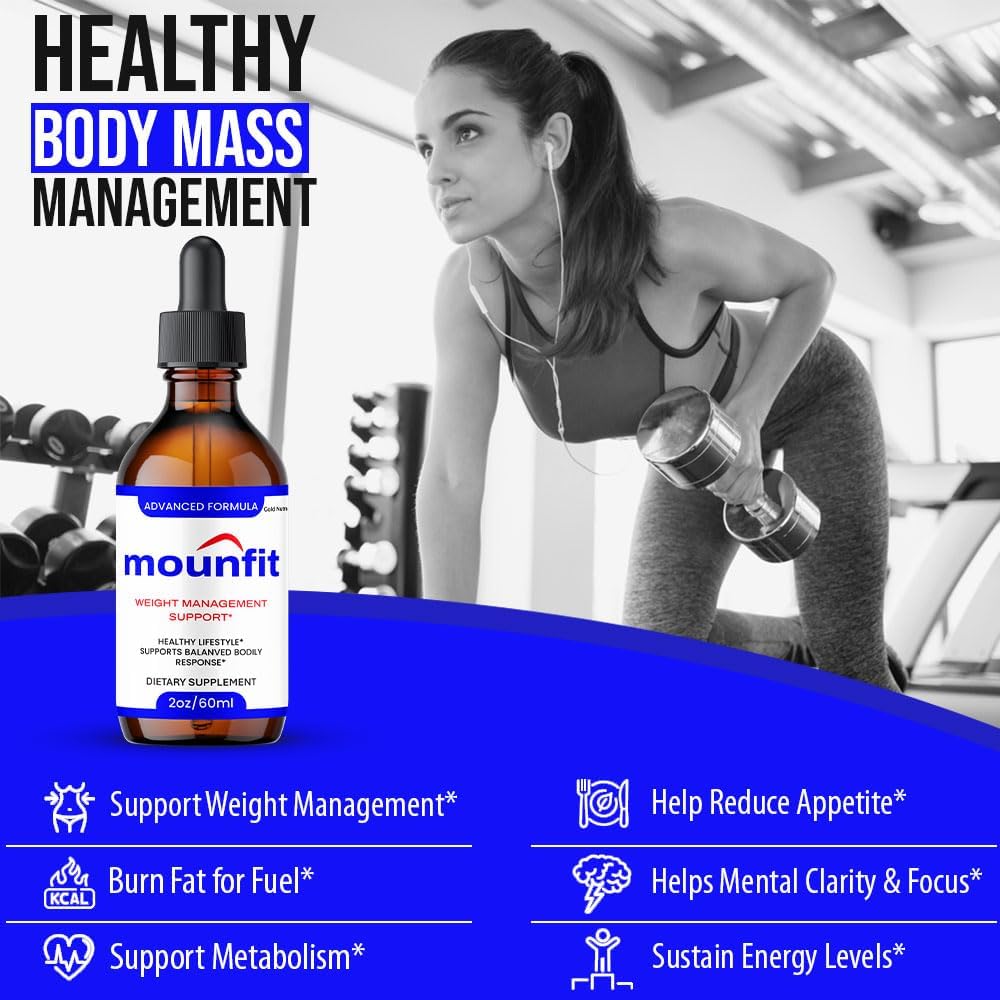 (5 Pack) Mounfit Drops, All Natural Formula, Mounfit Liquid Supplement Maximum Strength, Official Vitamin Extract for Men – Image 4