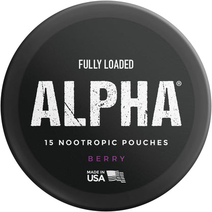 Fully Loaded Alpha Nootropic Pouches (Berry) - 5 Cans – Image 8