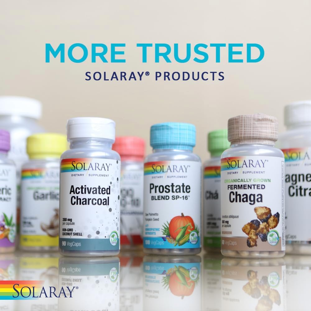 SOLARAY Dry Form Vitamin A - Beta Carotene & Retinyl Palmitate - 60 Veg Caps - görsel 6