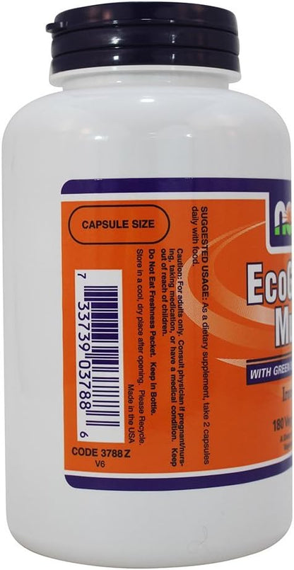 NOW Foods Multi Vitamin Iron-Free - 180 VegiCaps (Pack of 2)